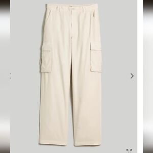 Garment-Dyed Low-Slung Straight Cargo Pants
